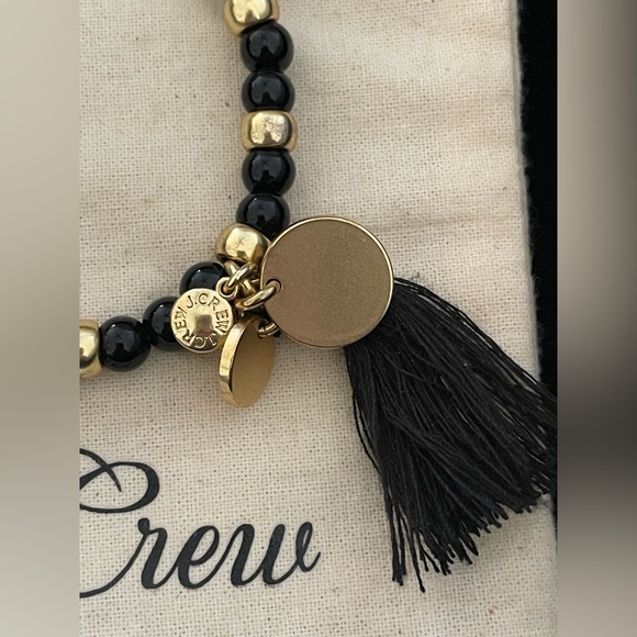 J Crew Bead and Tassel Stretch Bracelets with Charms - Picture 4 of 11